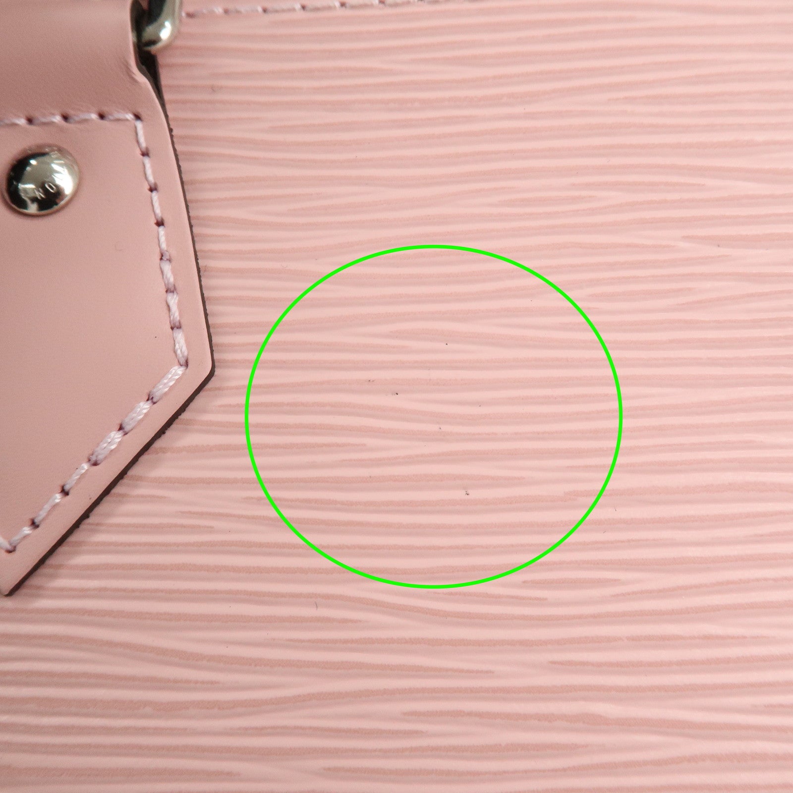 Louis Vuitton Epi Alma BB 2Way Hand Bag Rose Ballerine M41327 Used