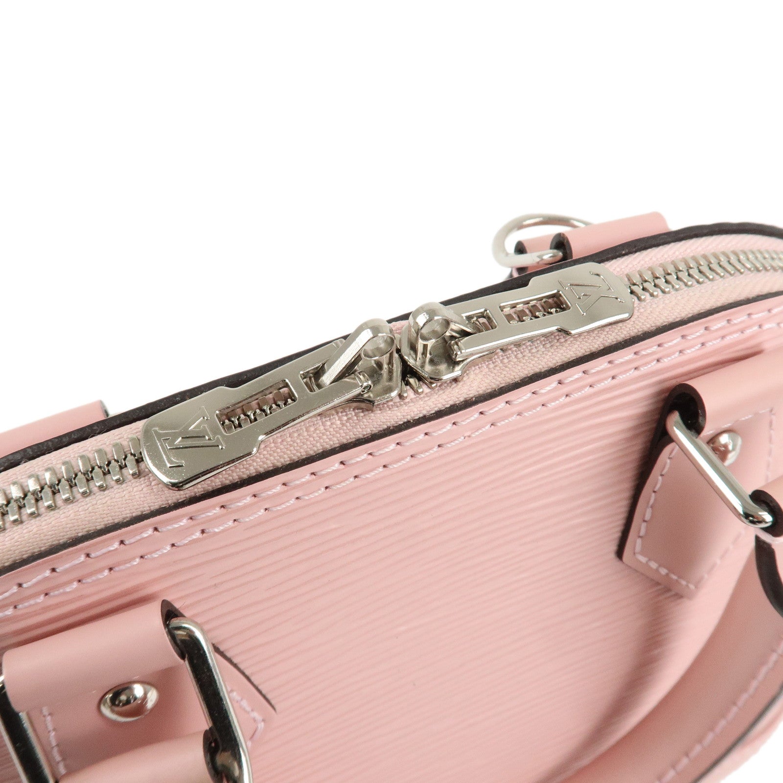 Louis Vuitton Epi Alma BB 2Way Hand Bag Rose Ballerine M41327 Used
