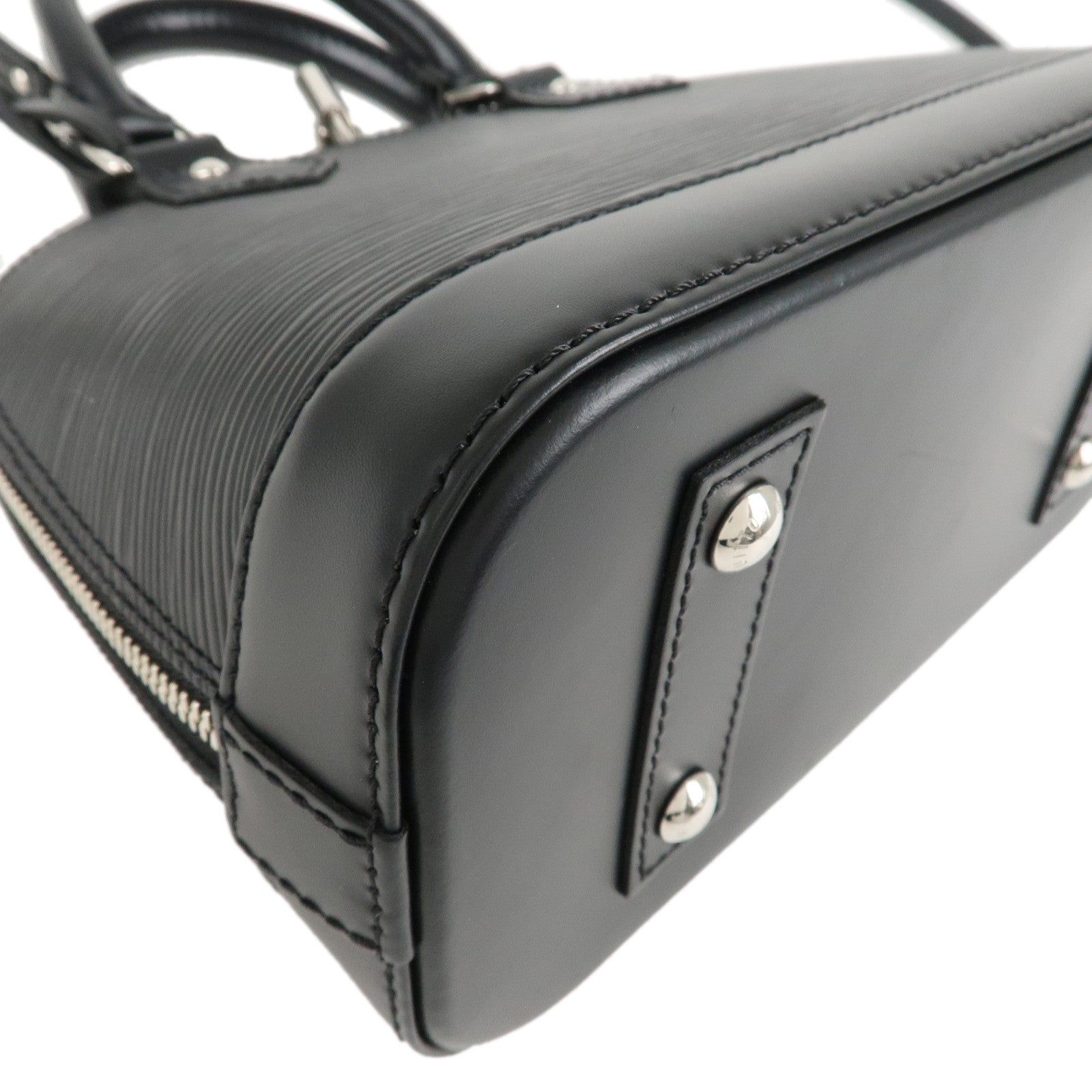Louis Vuitton Epi Alma BB 2WAY Shoulder Bag Noir Black M40862 Used