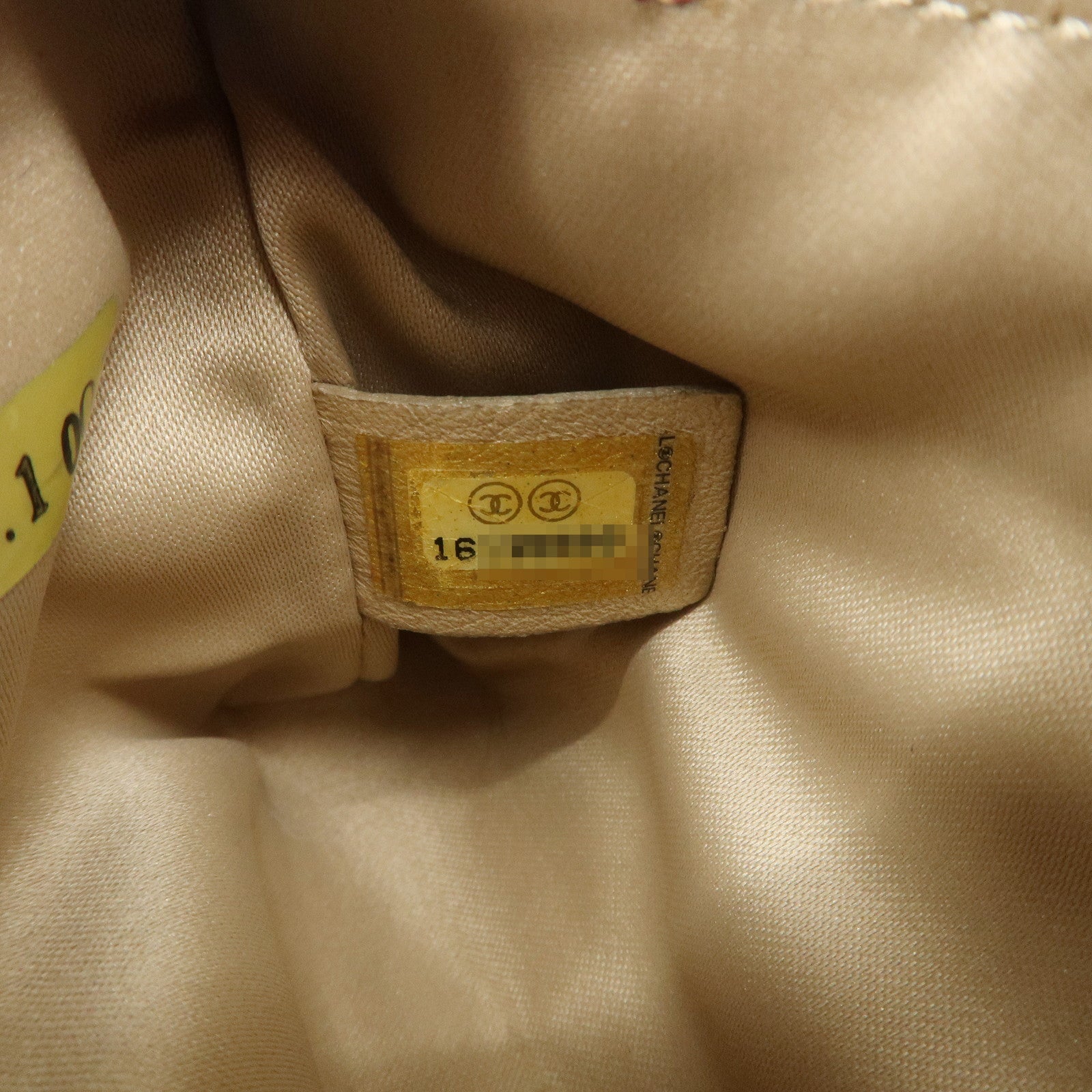 CHANEL Camellia COCO Mark Lamb Skin Coin Case Pink A50090 Used