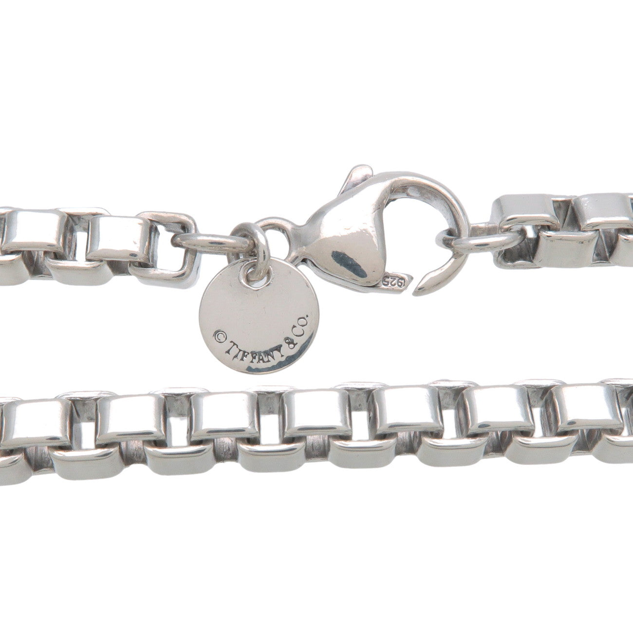 Tiffany&Co. Venetian Link Bracelet SV925 Silver Used