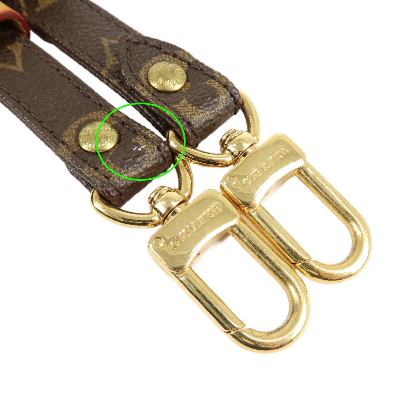 Louis Vuitton Monogram Canvas Shoulder Strap Adjustable J52315 Used