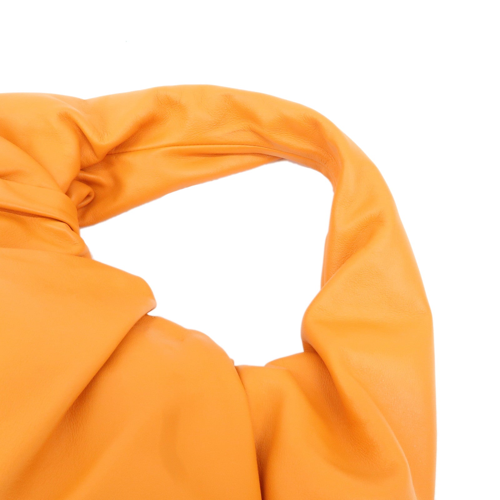 BOTTEGA VENETA Leather The Shoulder Shoulder Bag Orange 610524 Used