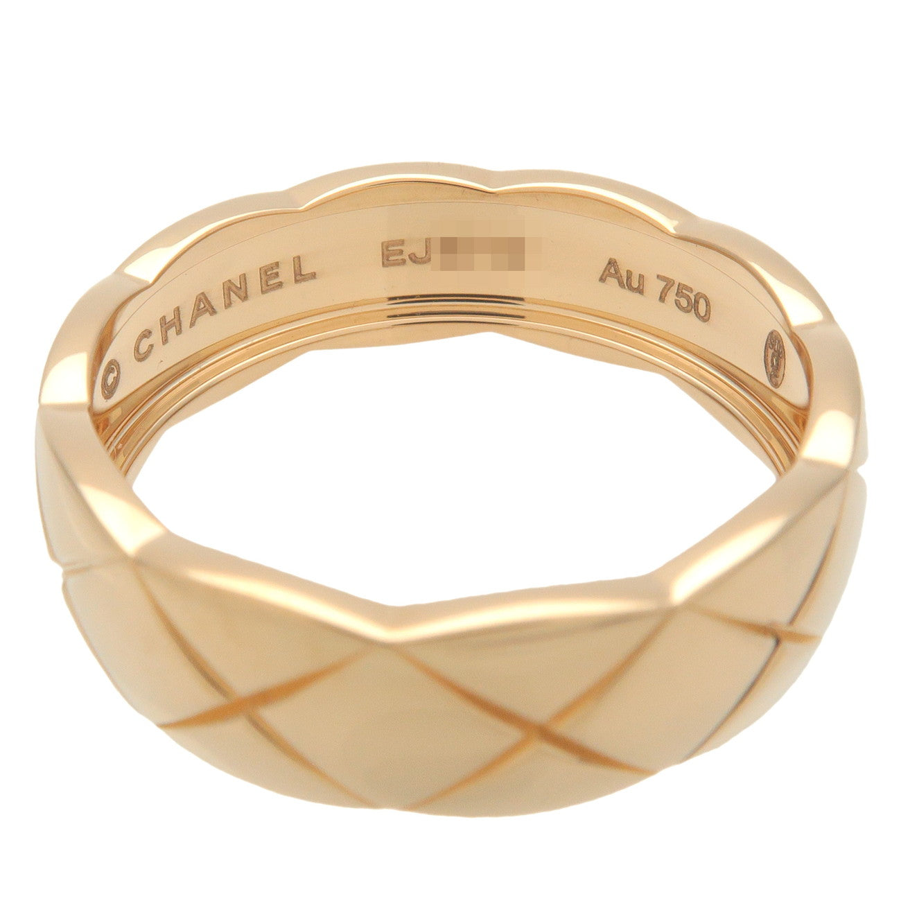 CHANEL COCO Crush Ring Medium #62 K18YG 750YG Yellow Gold J10571 Used
