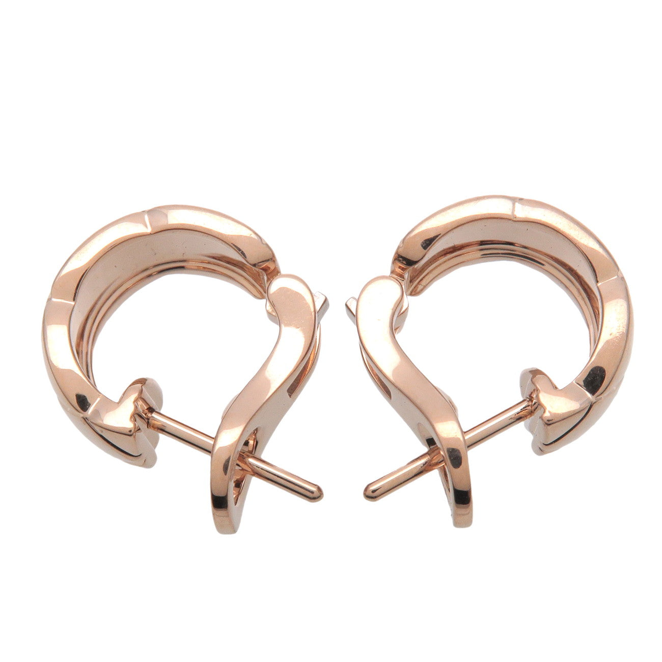 CHANEL COCO Crush Earring K18PG 750PG Rose Gold J11754 Used
