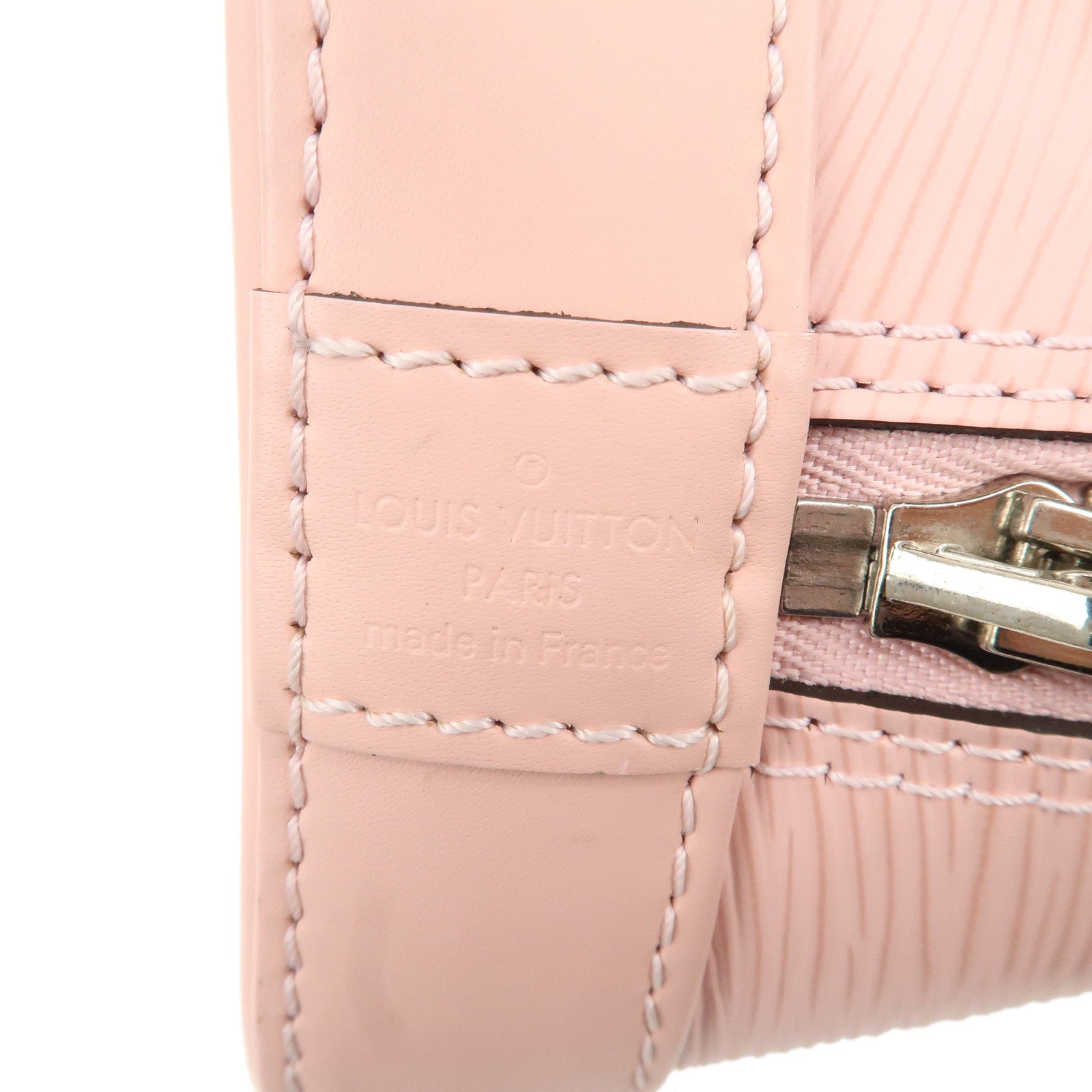 Louis Vuitton Epi Alma BB 2Way Hand Bag Rose Ballerine M41327 Used