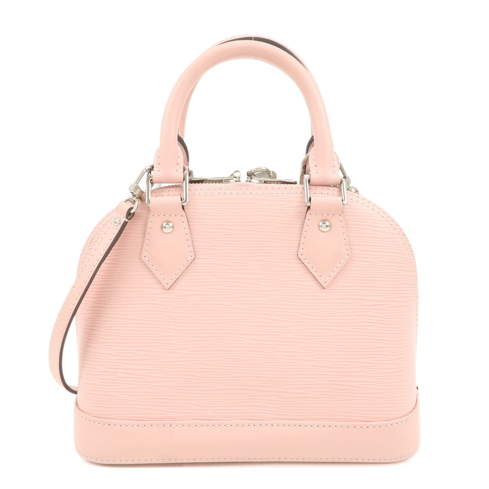 Louis Vuitton Epi Alma BB 2Way Hand Bag Rose Ballerine M41327 Used