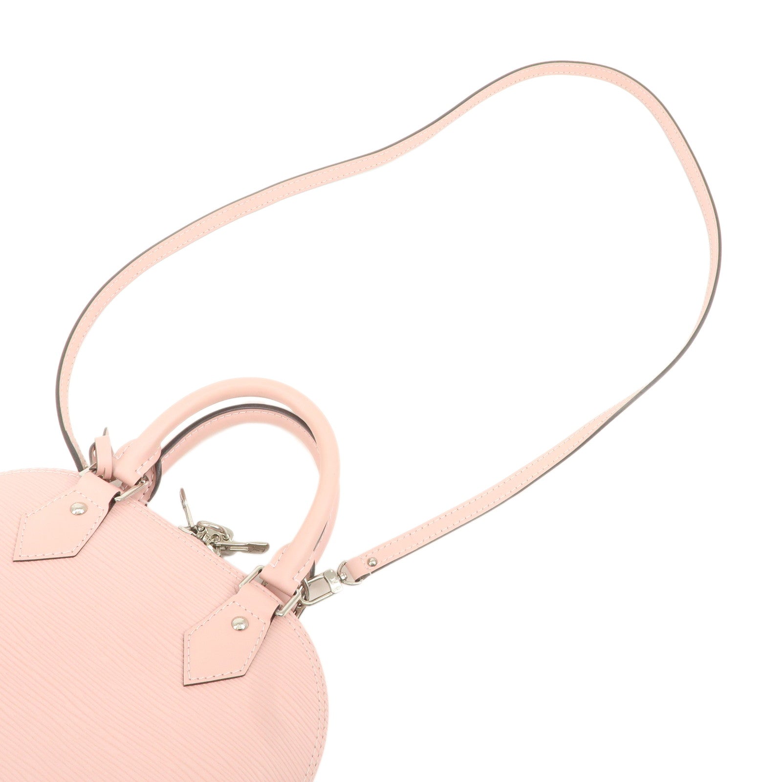 Louis Vuitton Epi Alma BB 2Way Hand Bag Rose Ballerine M41327 Used