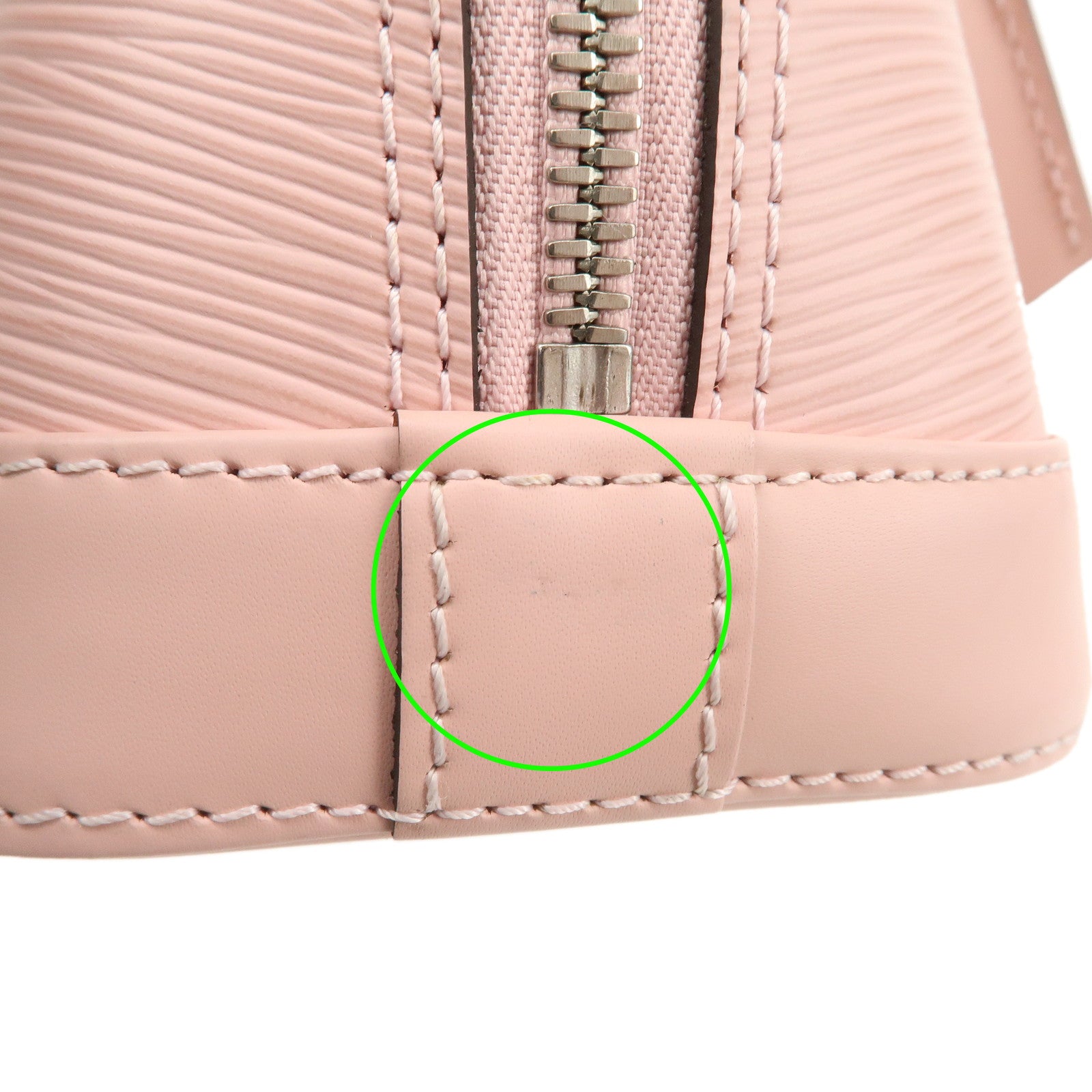 Louis Vuitton Epi Alma BB 2Way Hand Bag Rose Ballerine M41327 Used