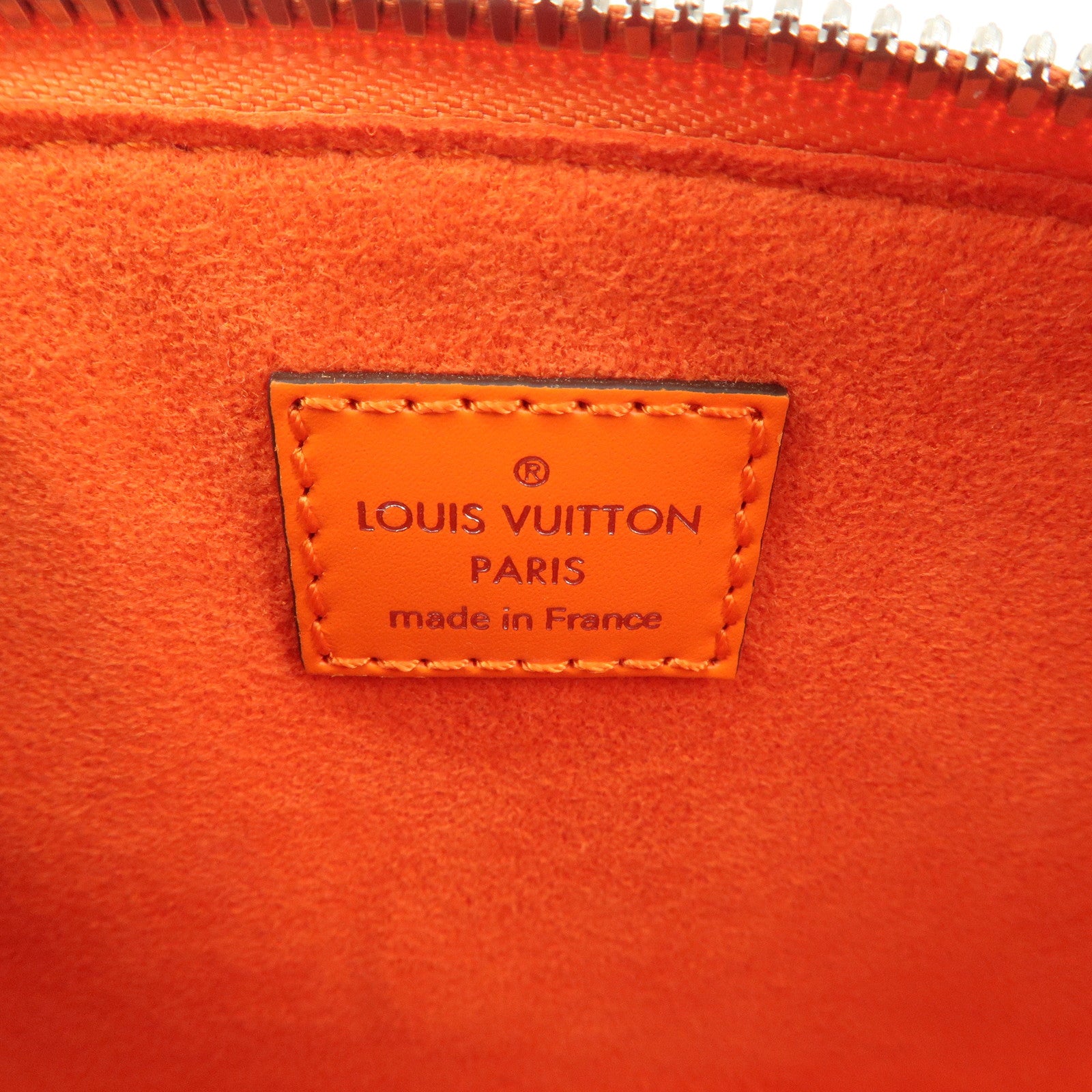 Louis Vuitton Epi Nano Alma 2Way Bag Shoulder Bag Orange M82404 Used