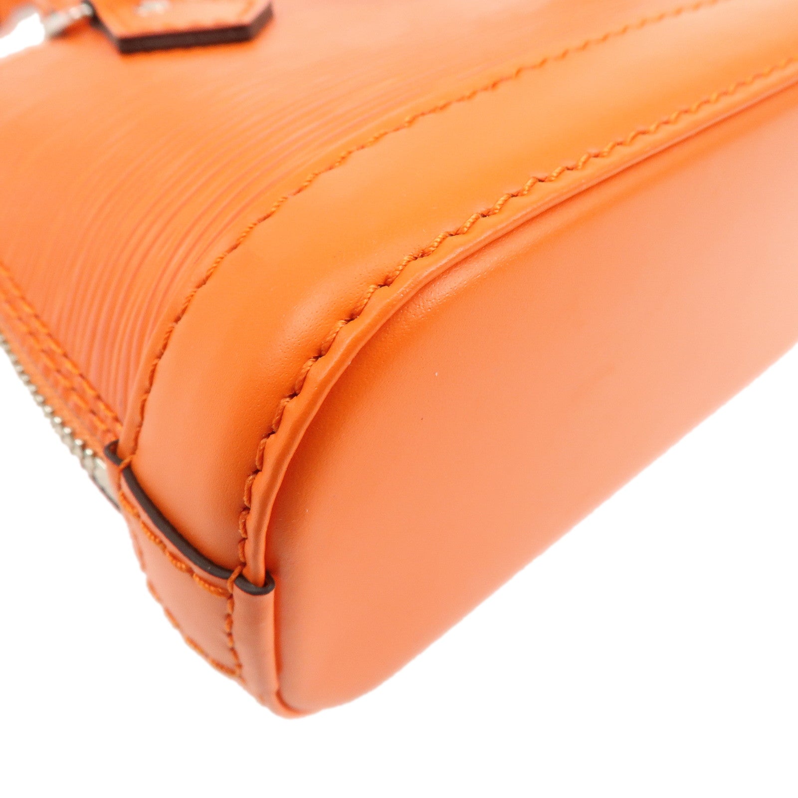Louis Vuitton Epi Nano Alma 2Way Bag Shoulder Bag Orange M82404 Used