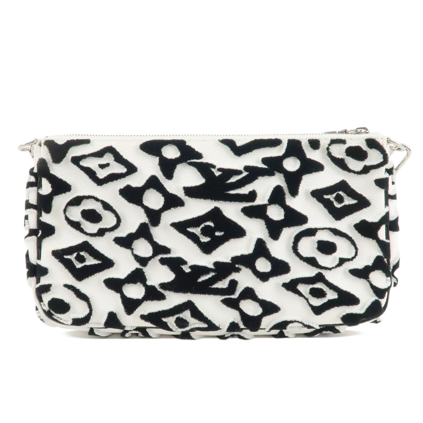 Louis Vuitton Monogram Ursfischer Pochette Accessoire White M45565 Used