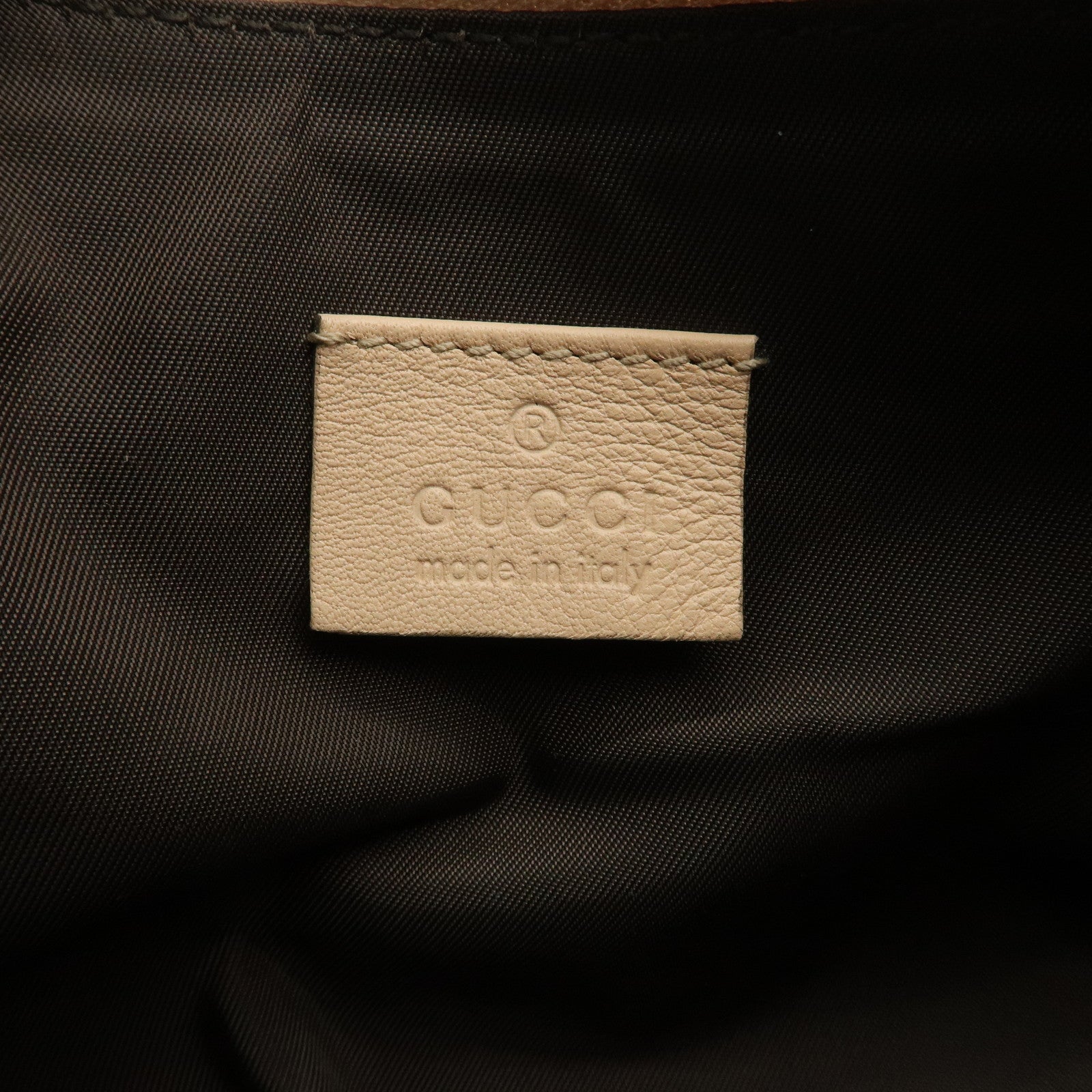 GUCCI Lovely Heart GG Canvas Leather Hand Bag Pink Beige 245938 Used