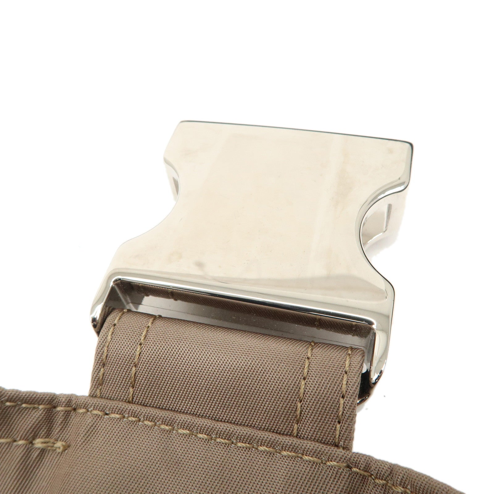FENDI Nylon Leather FENDINESS MINI Mini Shoulder Pouch 7VZ068 Used