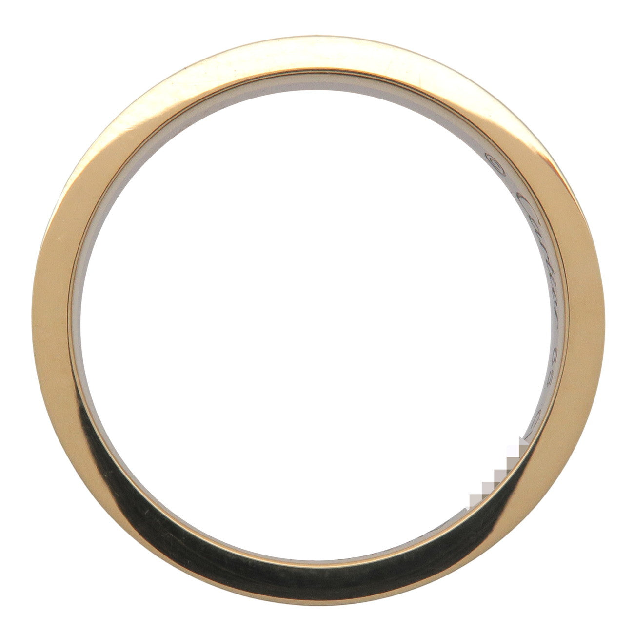 Cartier Vandome Three Color Ring K18 750YG/WG/PG #57 US7-7.5 Used