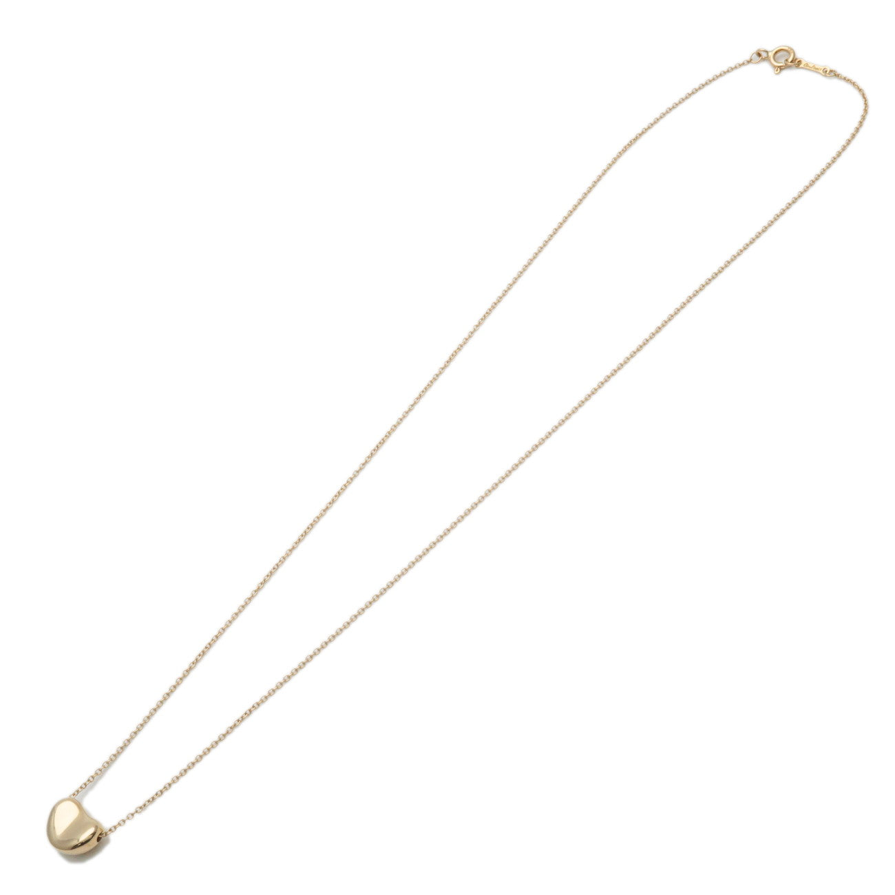 Tiffany&Co. Bean Necklace Small K18YG 750YG Yellow Gold Used