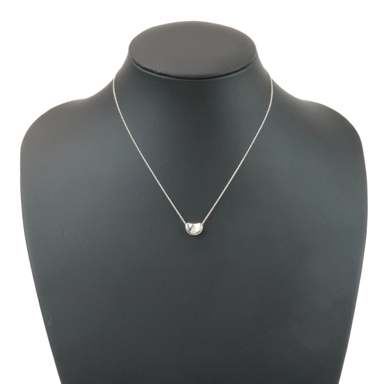 Tiffany&Co. Bean Charm Necklace Small SV925 Silver Used