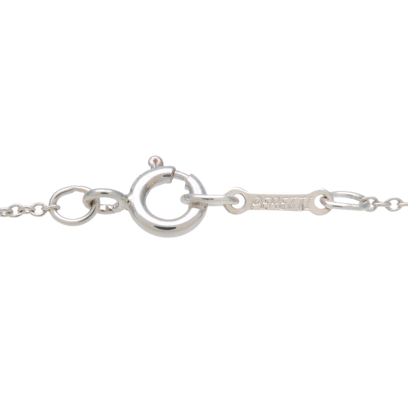 Tiffany&Co. Bean Charm Necklace Small SV925 Silver Used
