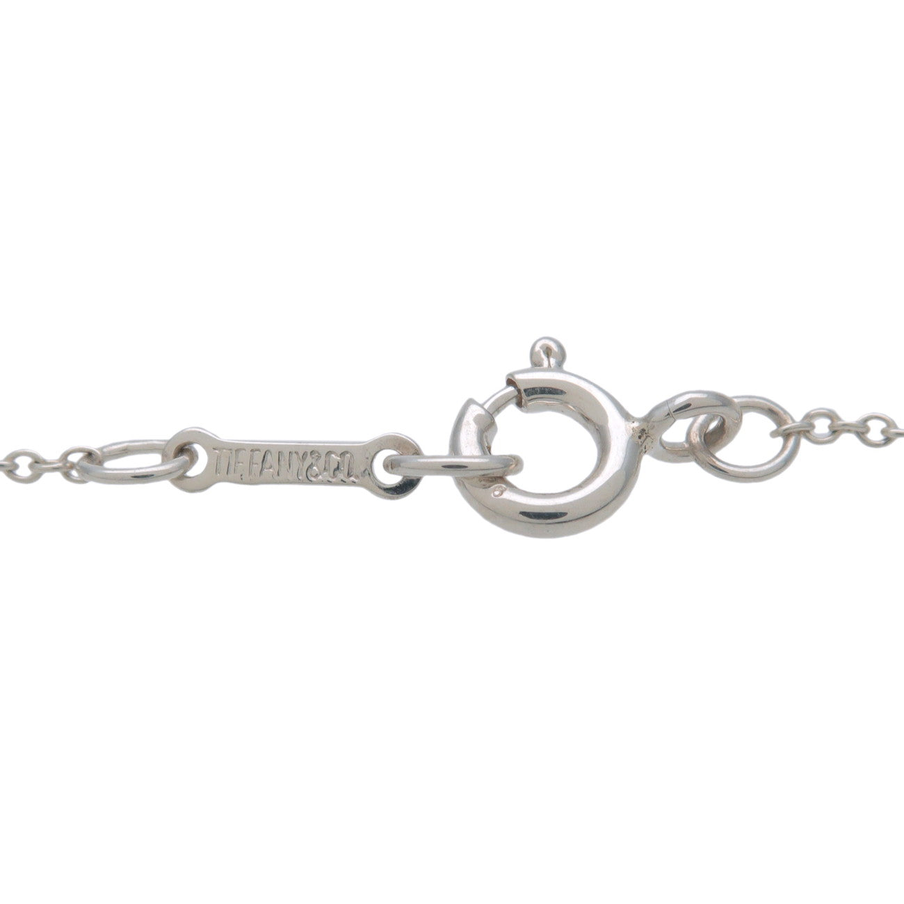 Tiffany&Co. Bean Charm Necklace Small SV925 Silver Used