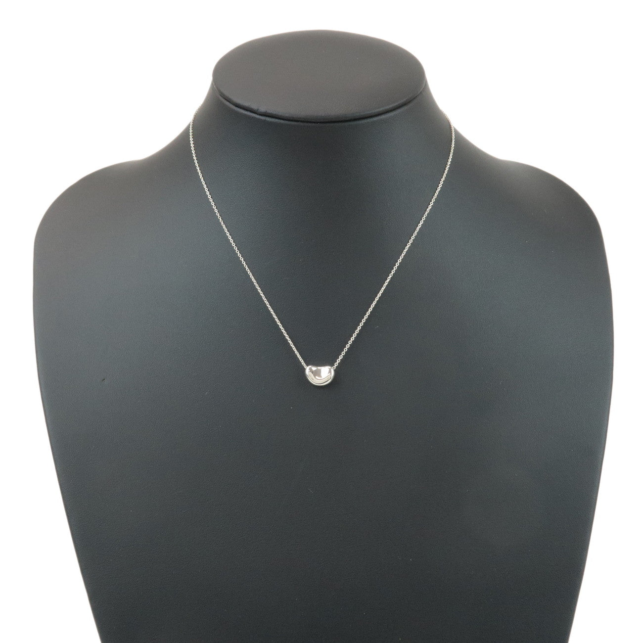Tiffany&Co. Bean Charm Necklace Small SV925 Silver Used