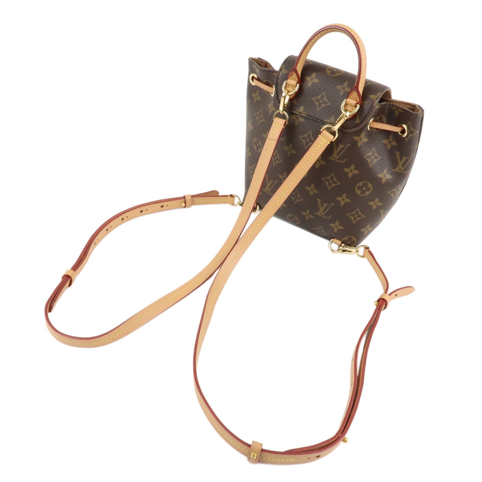Louis Vuitton Monogram Montsouris NM BB Back Pack M45502 Used