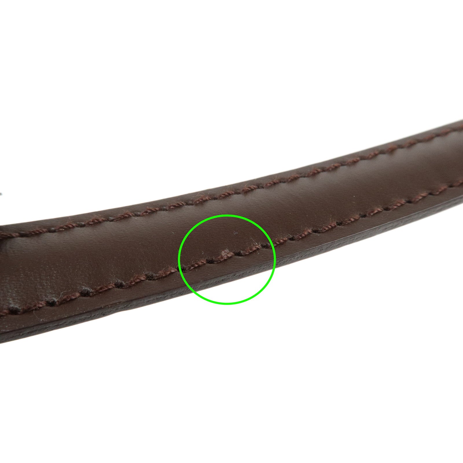 Louis Vuitton Leather Shoulder Strap for Damier Bags J00276 Used