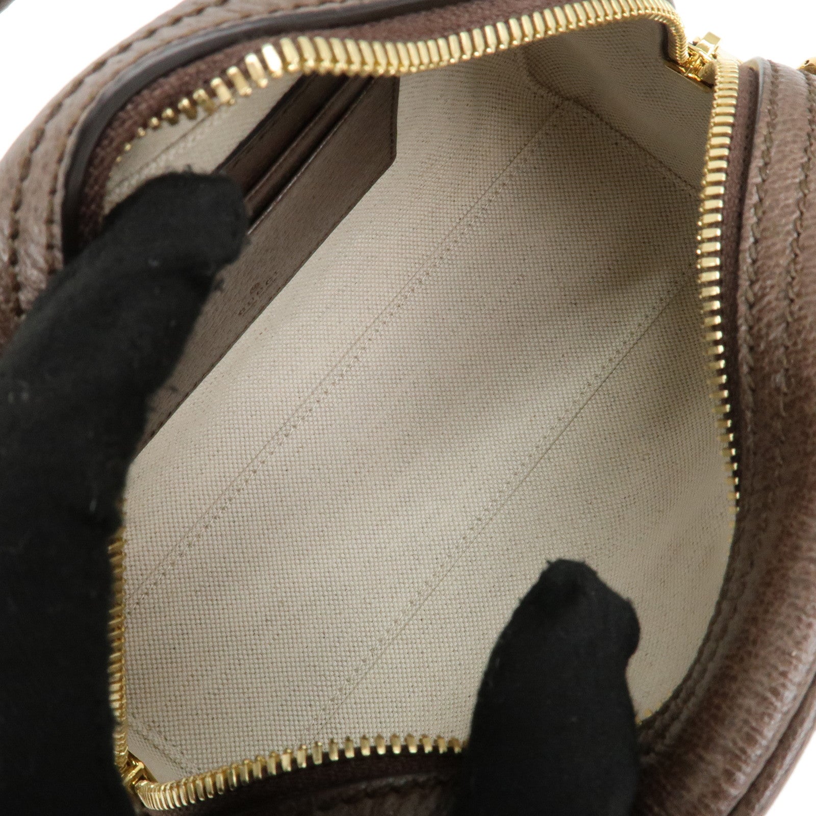 GUCCI Ophidia Sherry GG Supreme Leather 2Way Bag Shoulder Bag Used