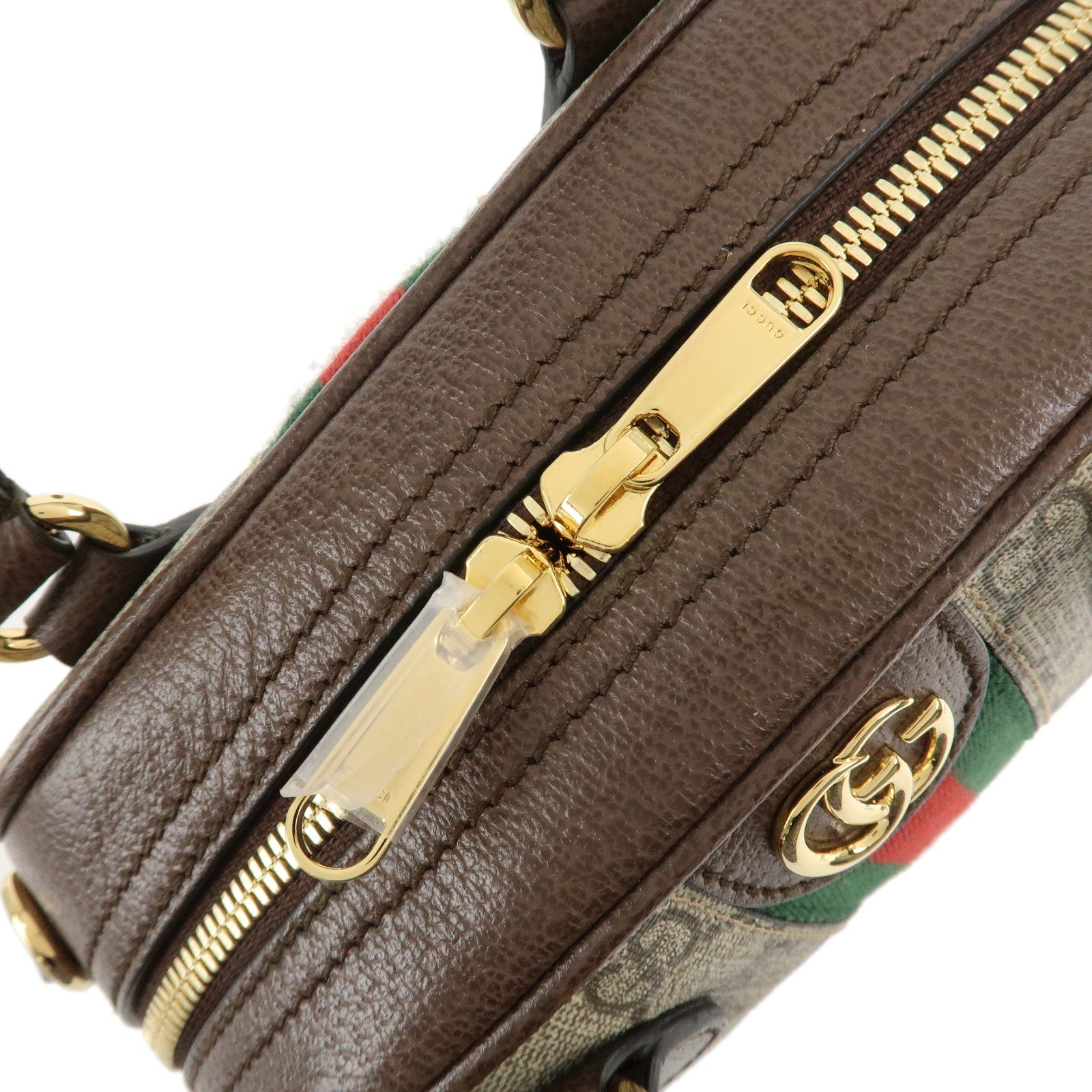 GUCCI Ophidia Sherry GG Supreme Leather 2Way Bag Shoulder Bag Used