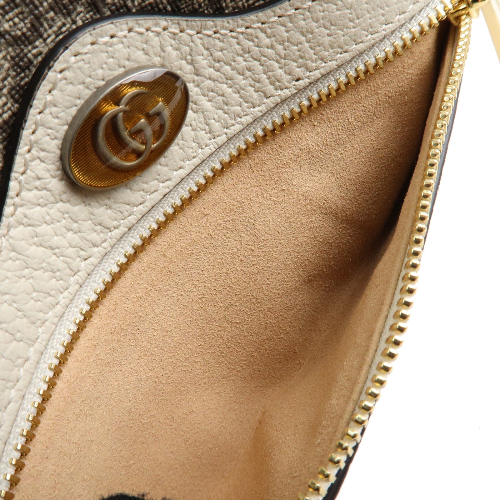 GUCCI Ophidia Sherry GG Supreme Leather Shoulder Bag 517350 Used