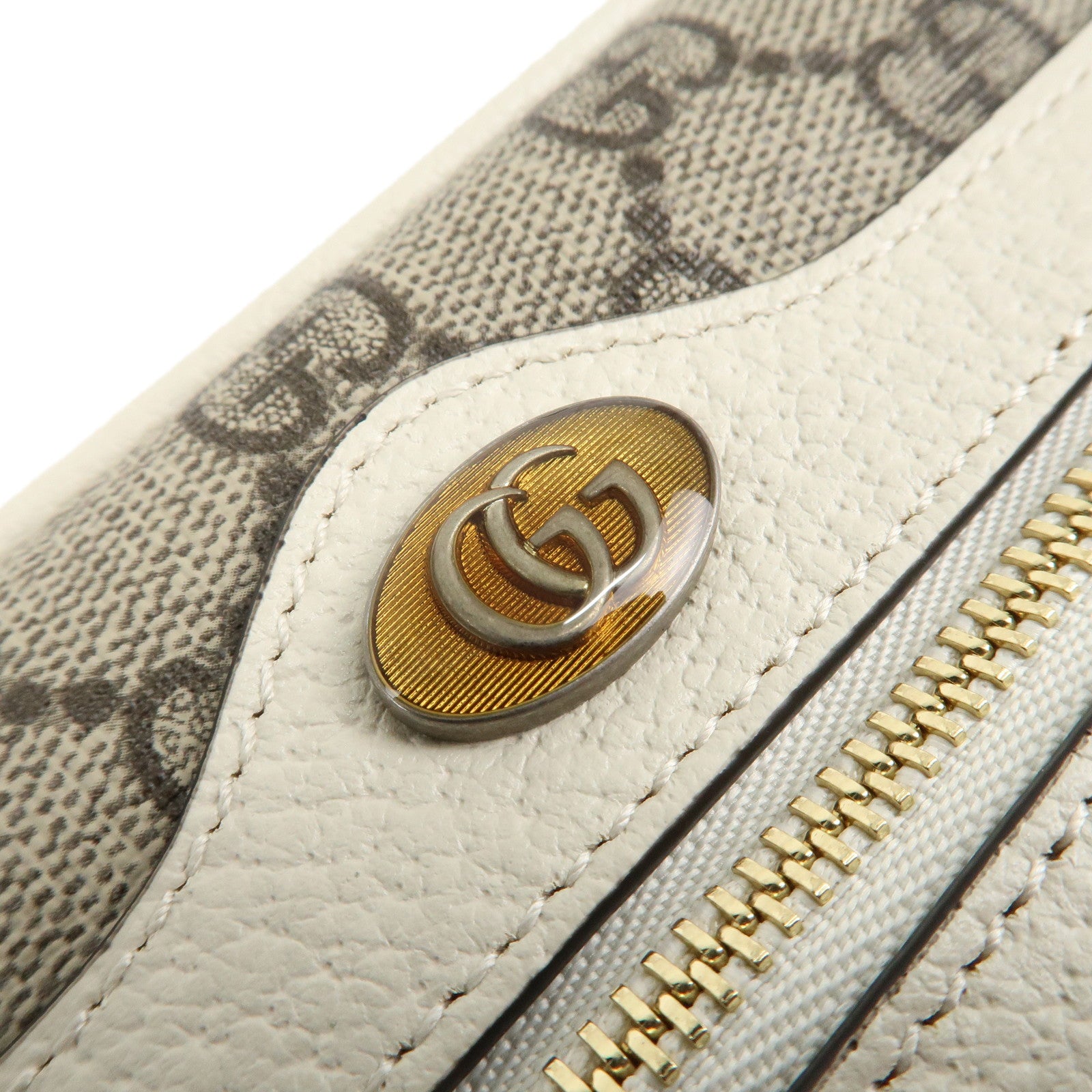 GUCCI Ophidia Sherry GG Supreme Leather Shoulder Bag 517350 Used