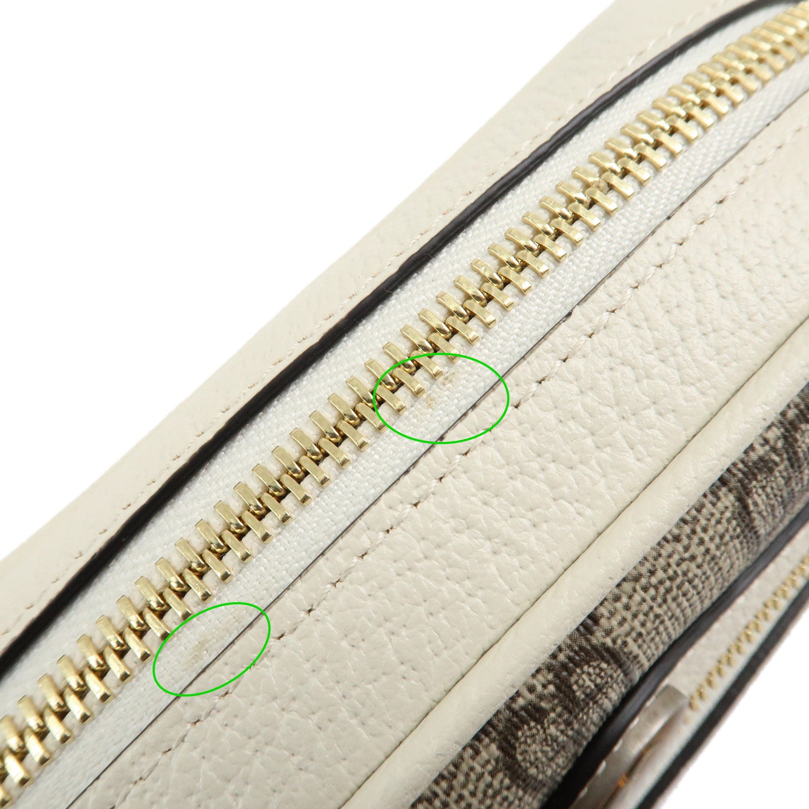 GUCCI Ophidia Sherry GG Supreme Leather Shoulder Bag 517350 Used