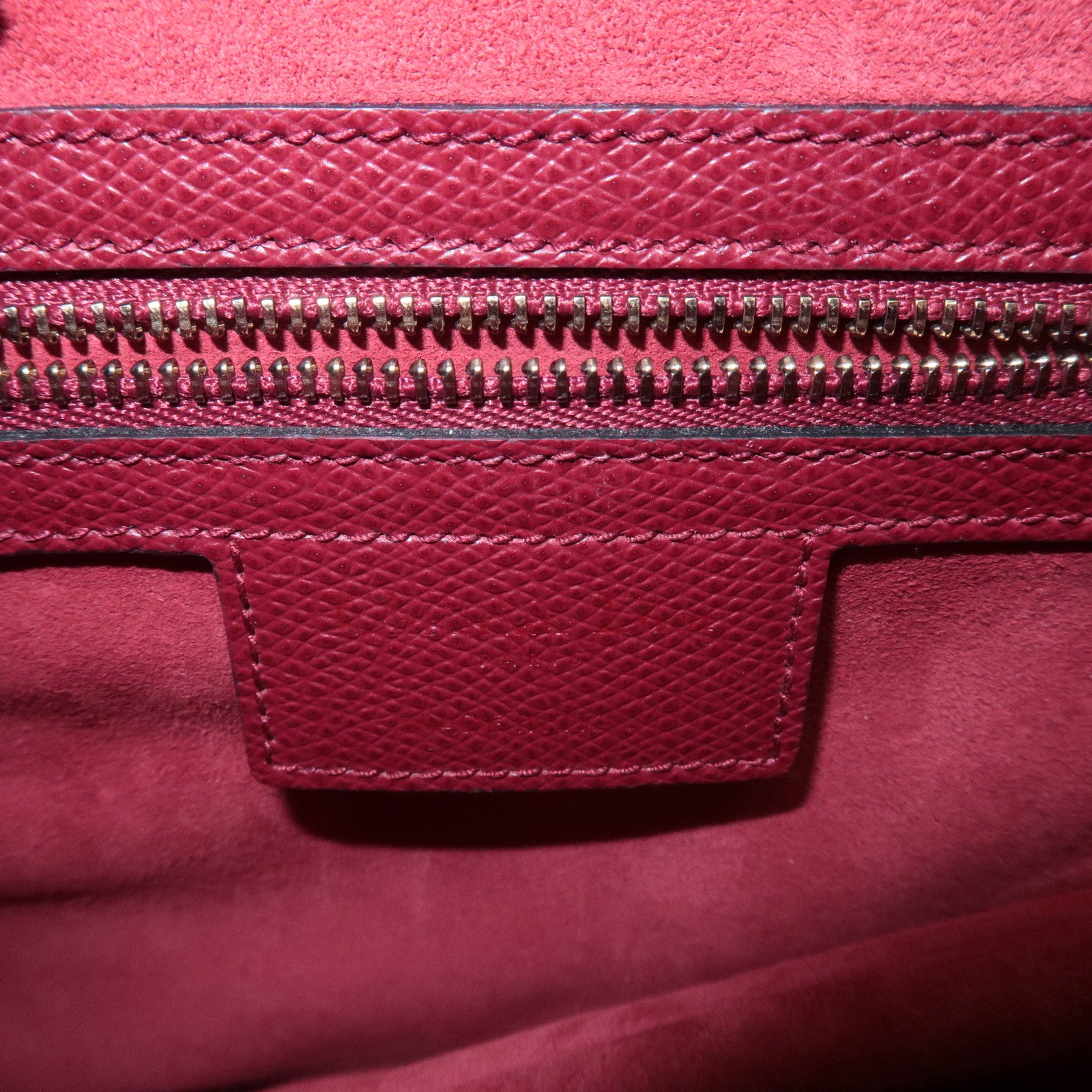 Christian Dior Saddle Bag Leather Hand Bag Shoulder Bag Red