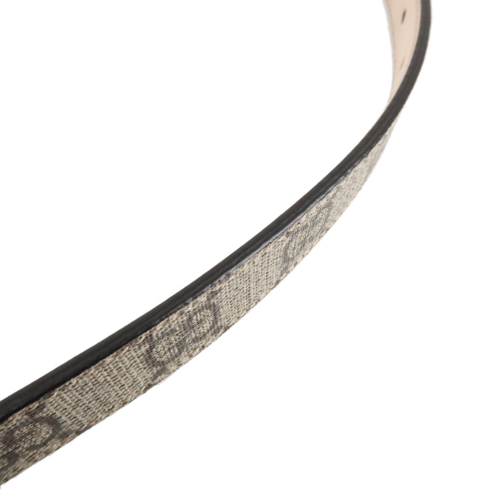 GUCCI Gucci Interlocking G GG Supreme Belt Beige 258395 Used