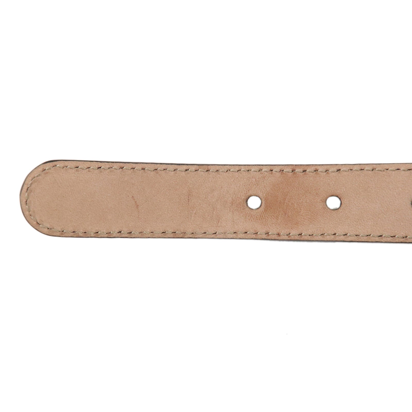 GUCCI Gucci Interlocking G GG Supreme Belt Beige 258395 Used