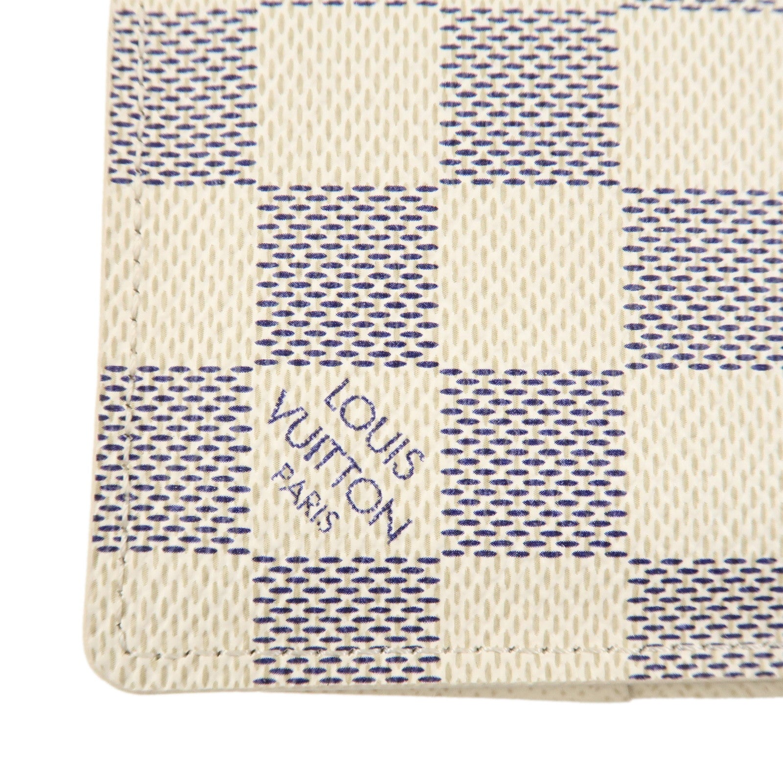 Louis Vuitton Damier Azur Organizer de Poche Card Case N61727 Used