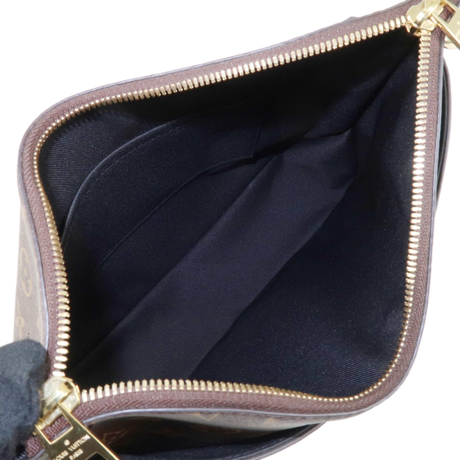 Louis Vuitton Monogram Macassar Odeon NM PM Bag Noir M45353 Used