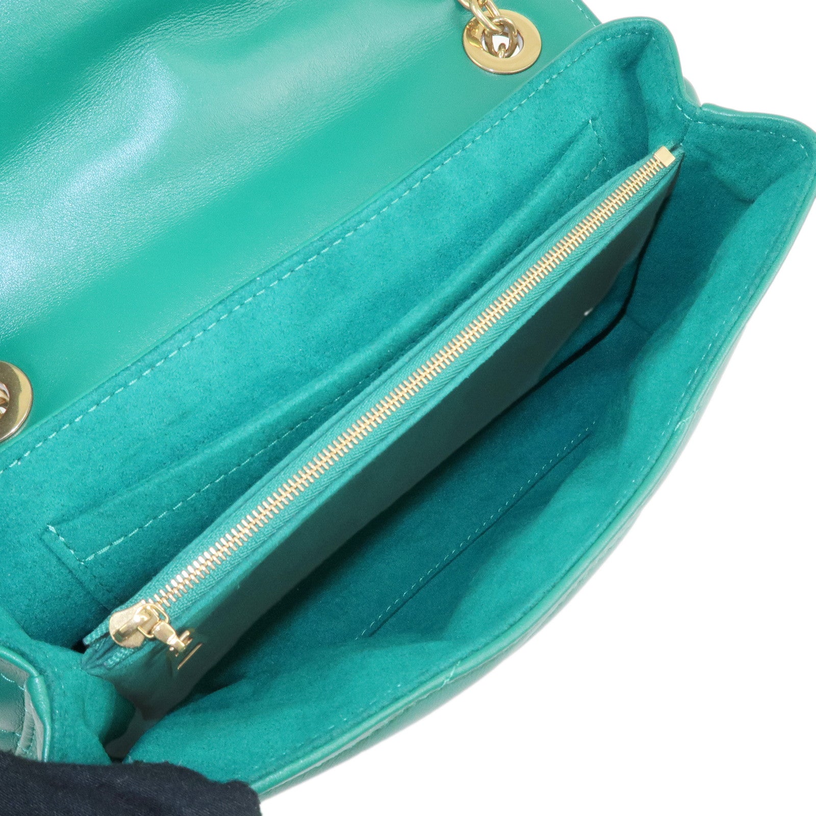 Louis Vuitton New Wave Chain Shoulder Bag Green M58664 Used