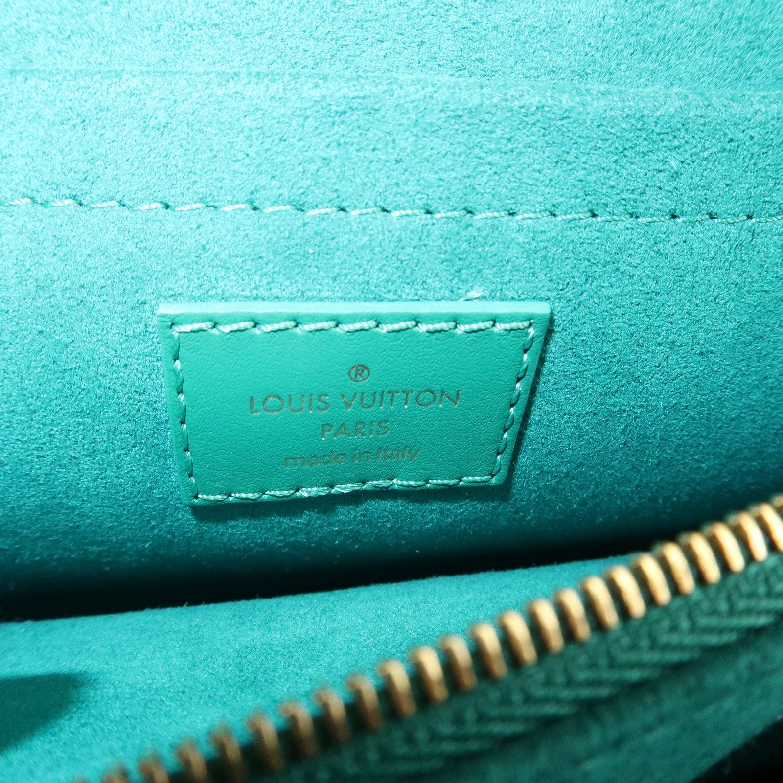 Louis Vuitton New Wave Chain Shoulder Bag Green M58664 Used