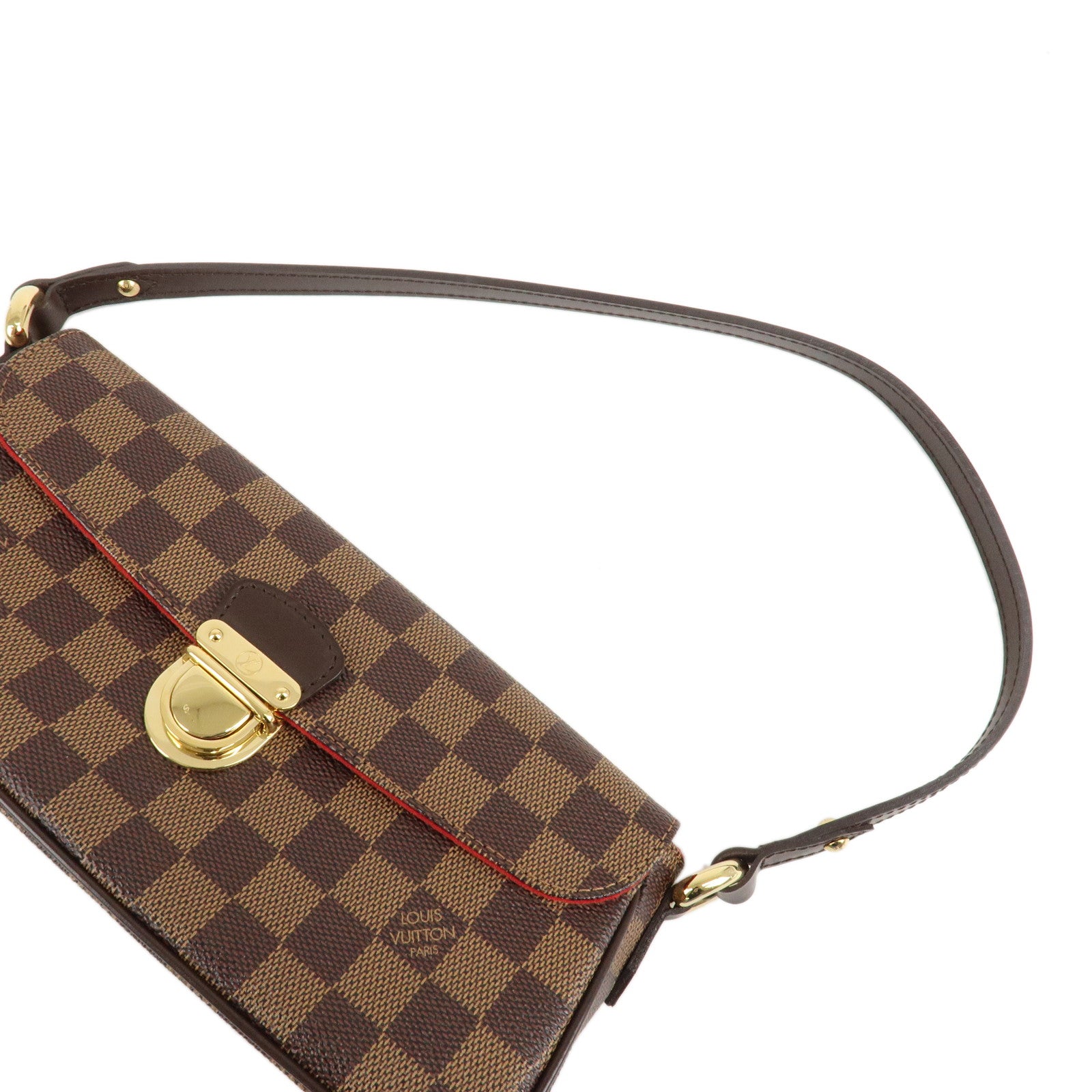 Louis Vuitton Damier Ravello PM Shoulder Bag Brown N60007 Used