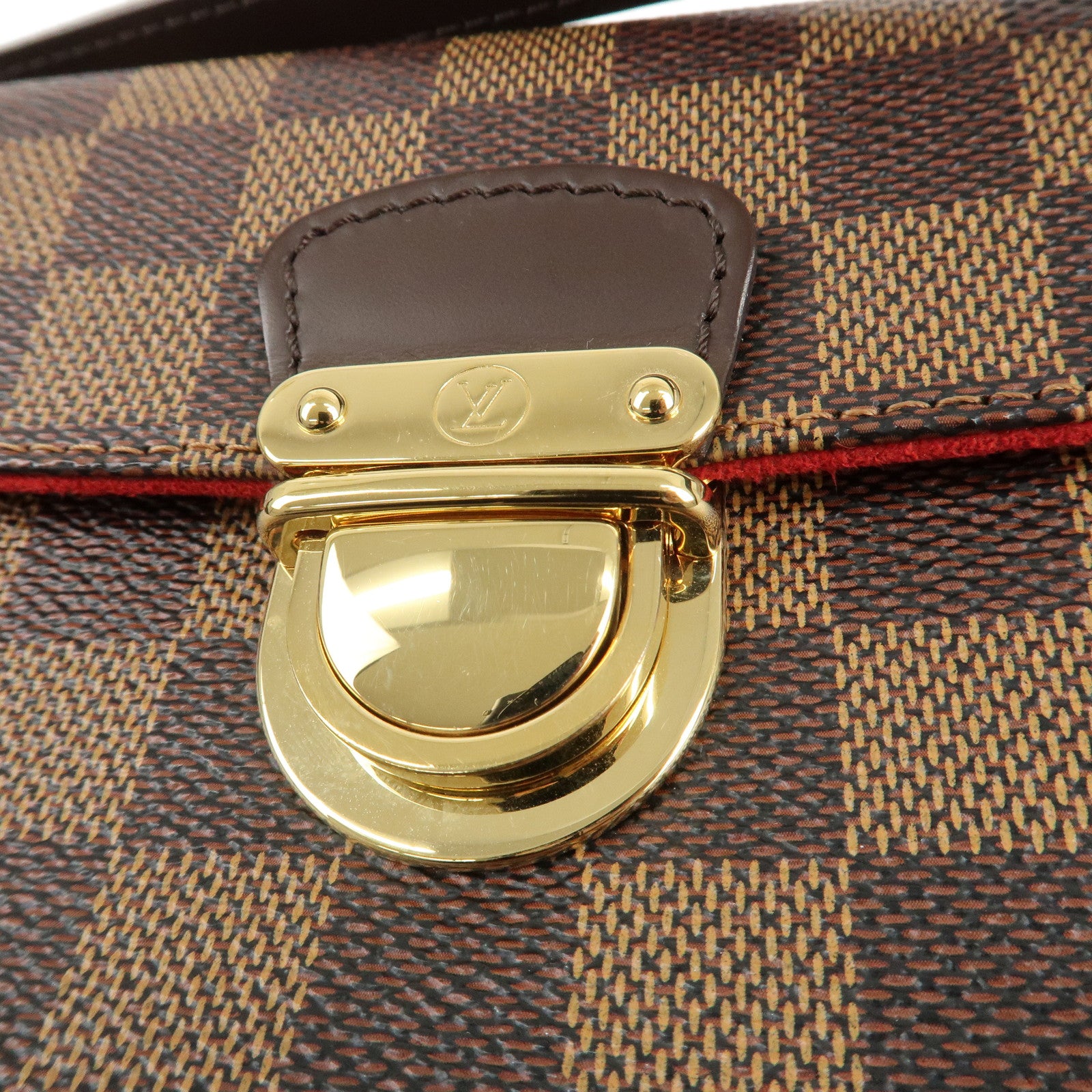 Louis Vuitton Damier Ravello PM Shoulder Bag Brown N60007 Used