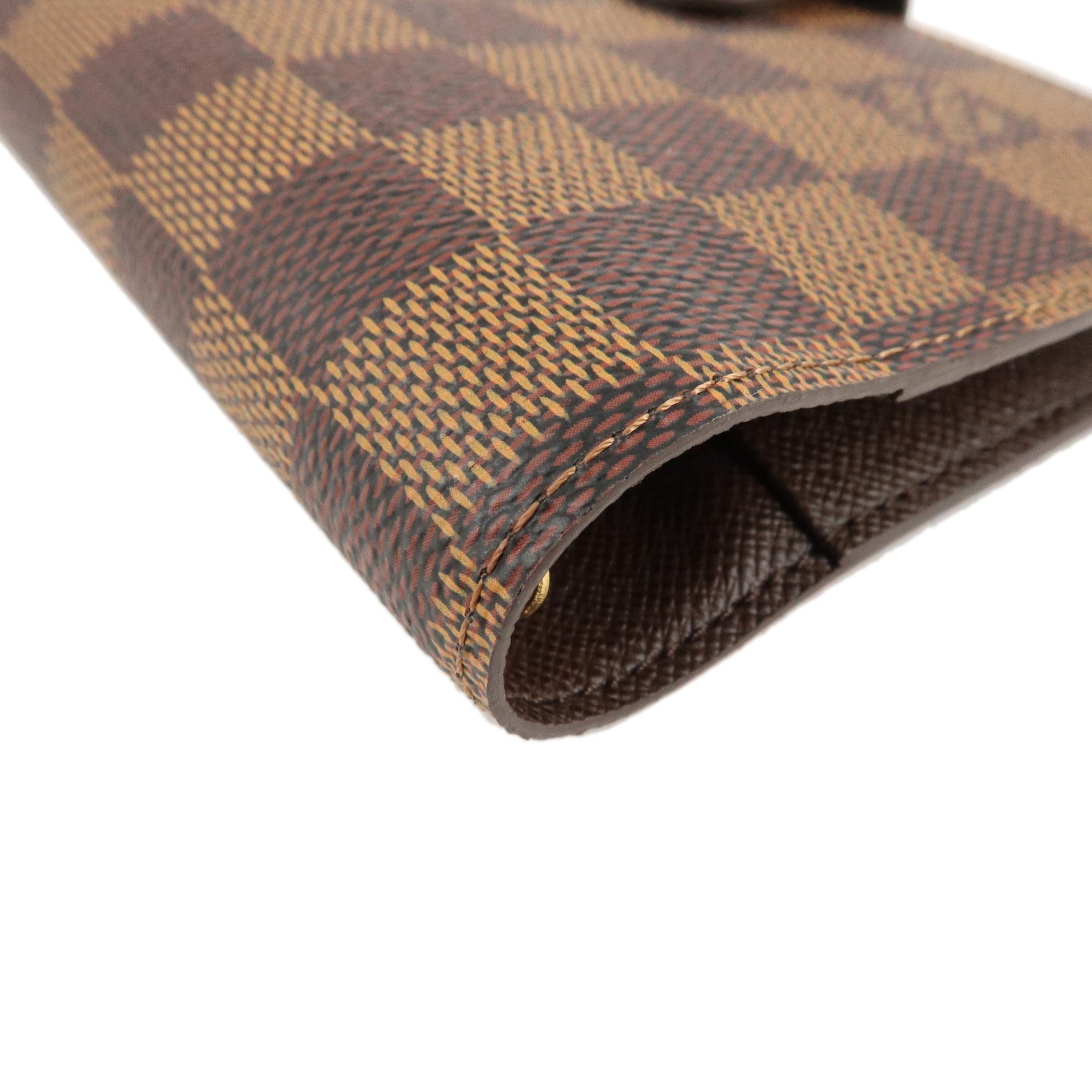 Louis Vuitton Damier Agenda PM Planner Cover Brown R20700 Used