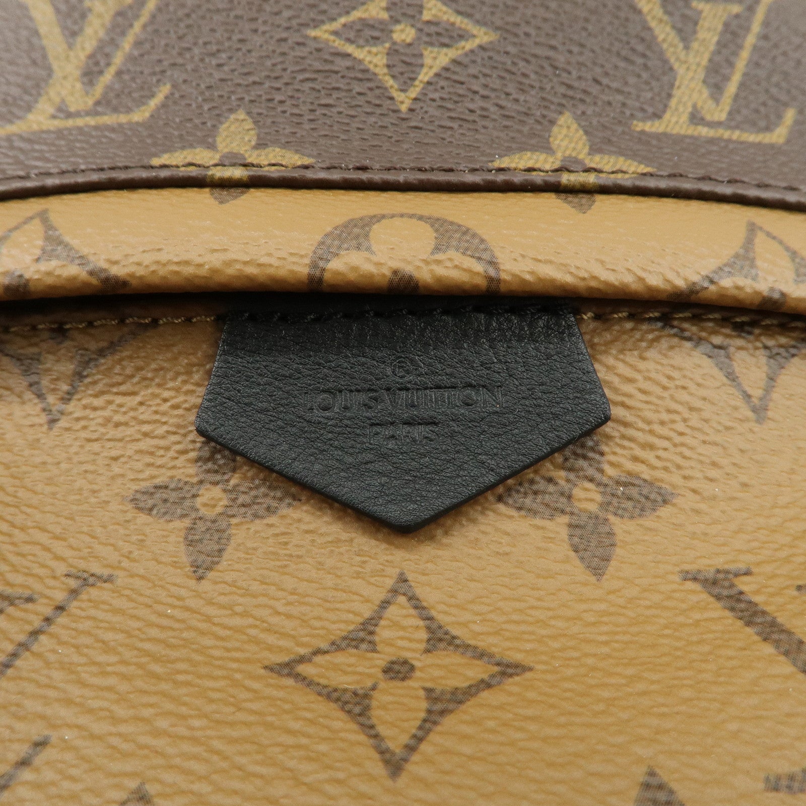 Louis Vuitton Monogram Reverse Palm Springs PM Back Pack M44870 Used