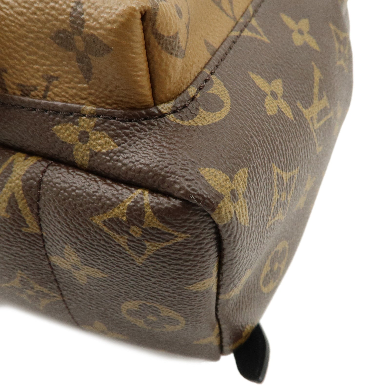 Louis Vuitton Monogram Reverse Palm Springs PM Back Pack M44870 Used