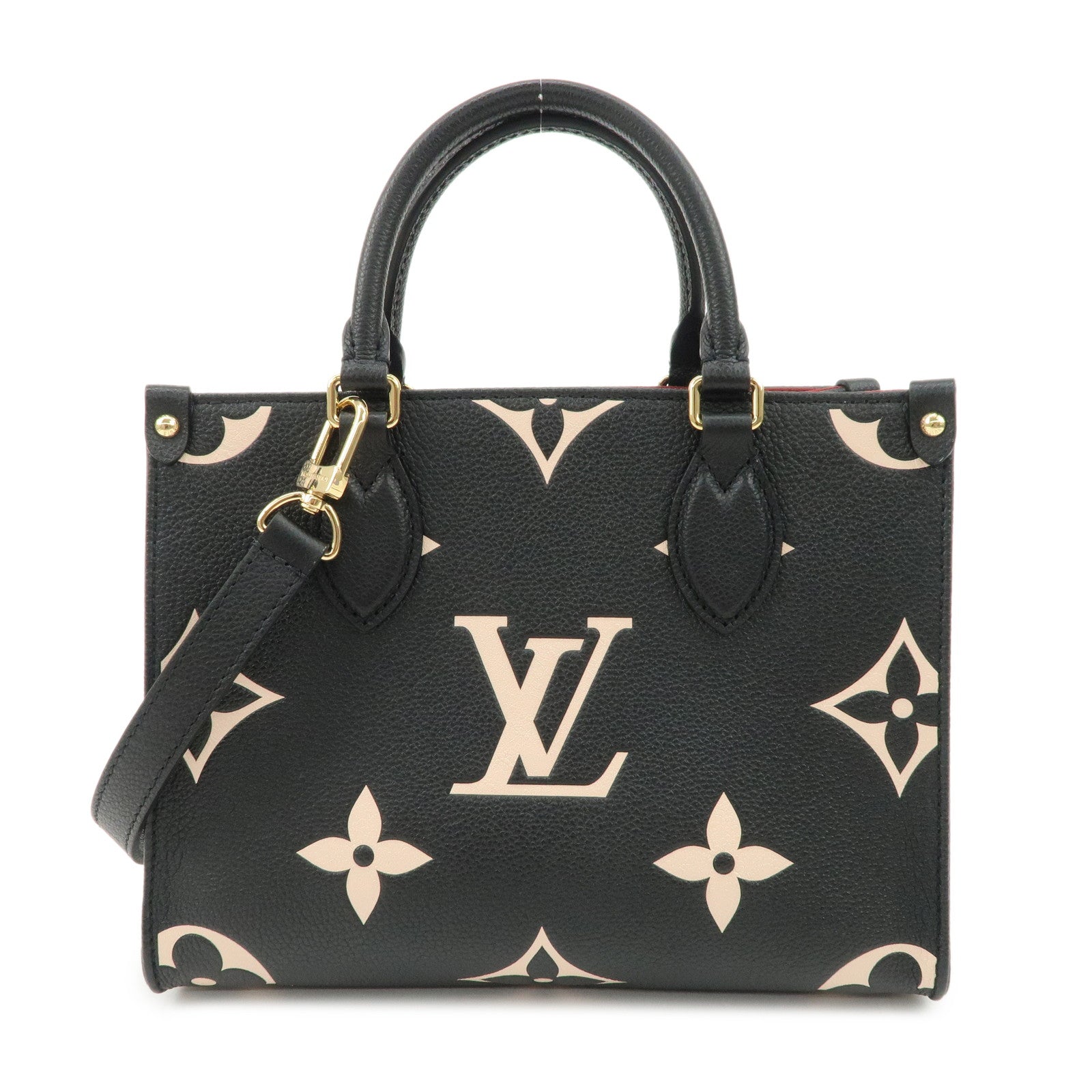 Louis Vuitton Monogram Empreinte Bicolor On the Go PM 2Way Bag Used