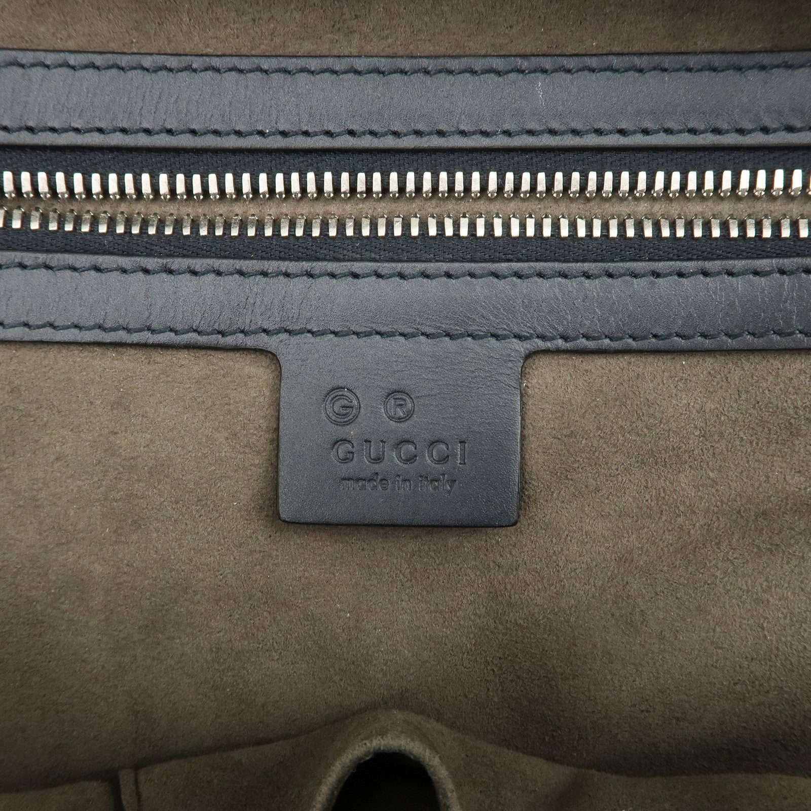 GUCCI GG Blooms GG Supreme Leather Backpack Beige Blue Navy 546327 Used