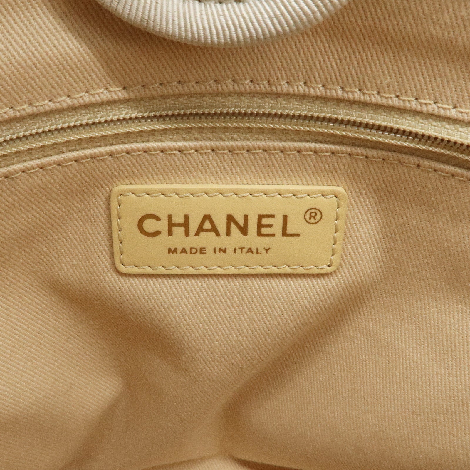 CHANEL Tweed Leather Deauville PM Tote Bag Shoulder Bag A66939 Used