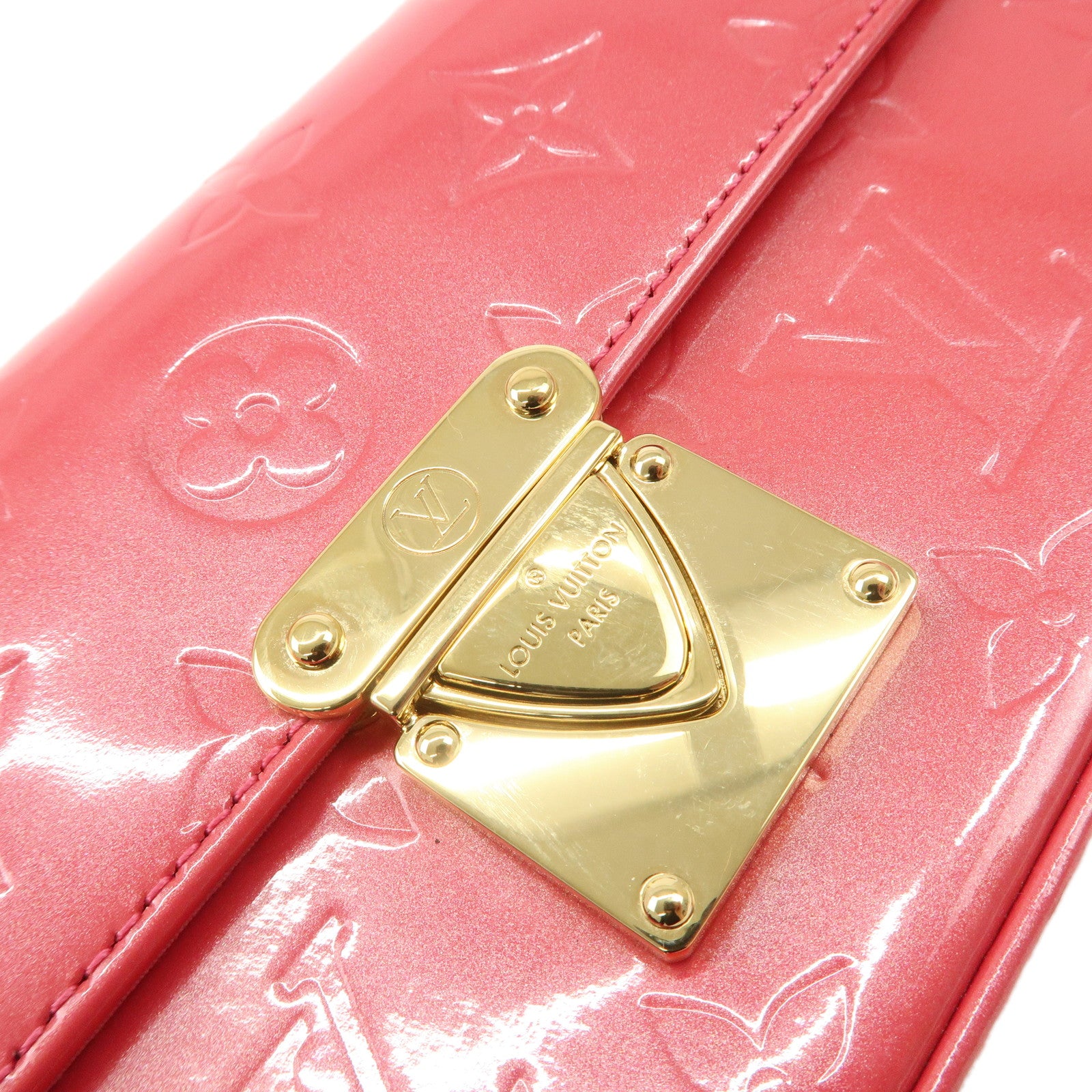 Louis Vuitton Monogram Vernis Malibu Street Hand Bag M9150F Used