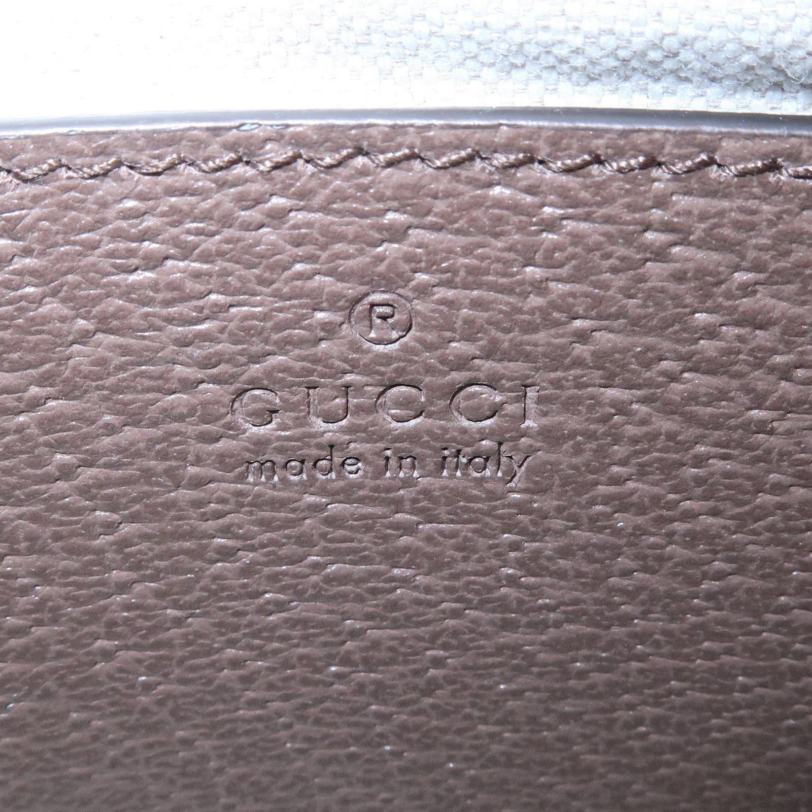 GUCCI Ophidia Sherry GG Supreme Leather 2Way Shoulder Bag 735132 Used