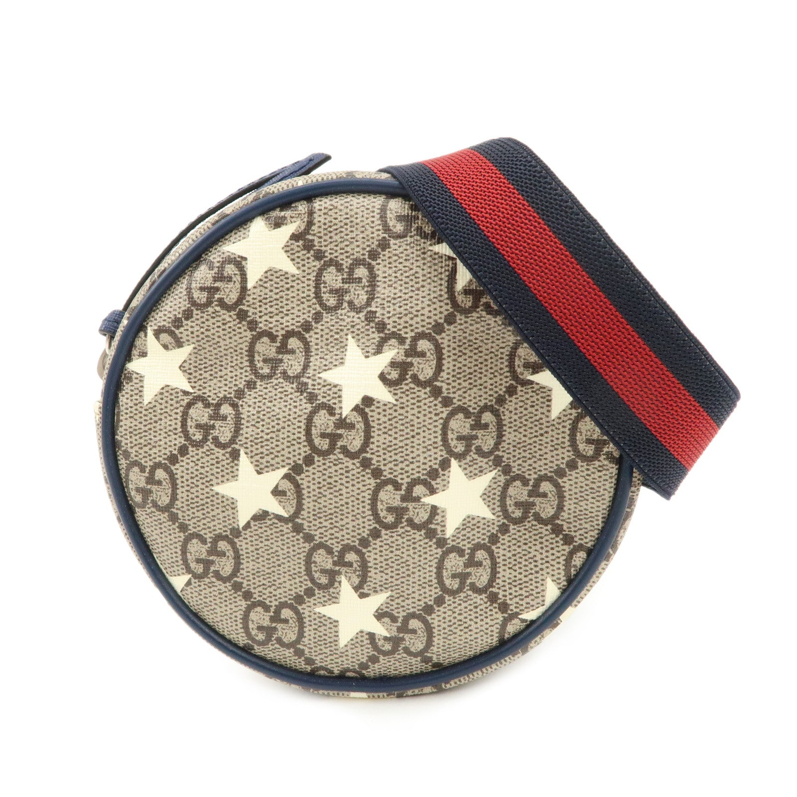 GUCCI-Children's-Sherry-GG-Supreme-Leather-Waist-Pouch-502330-Used