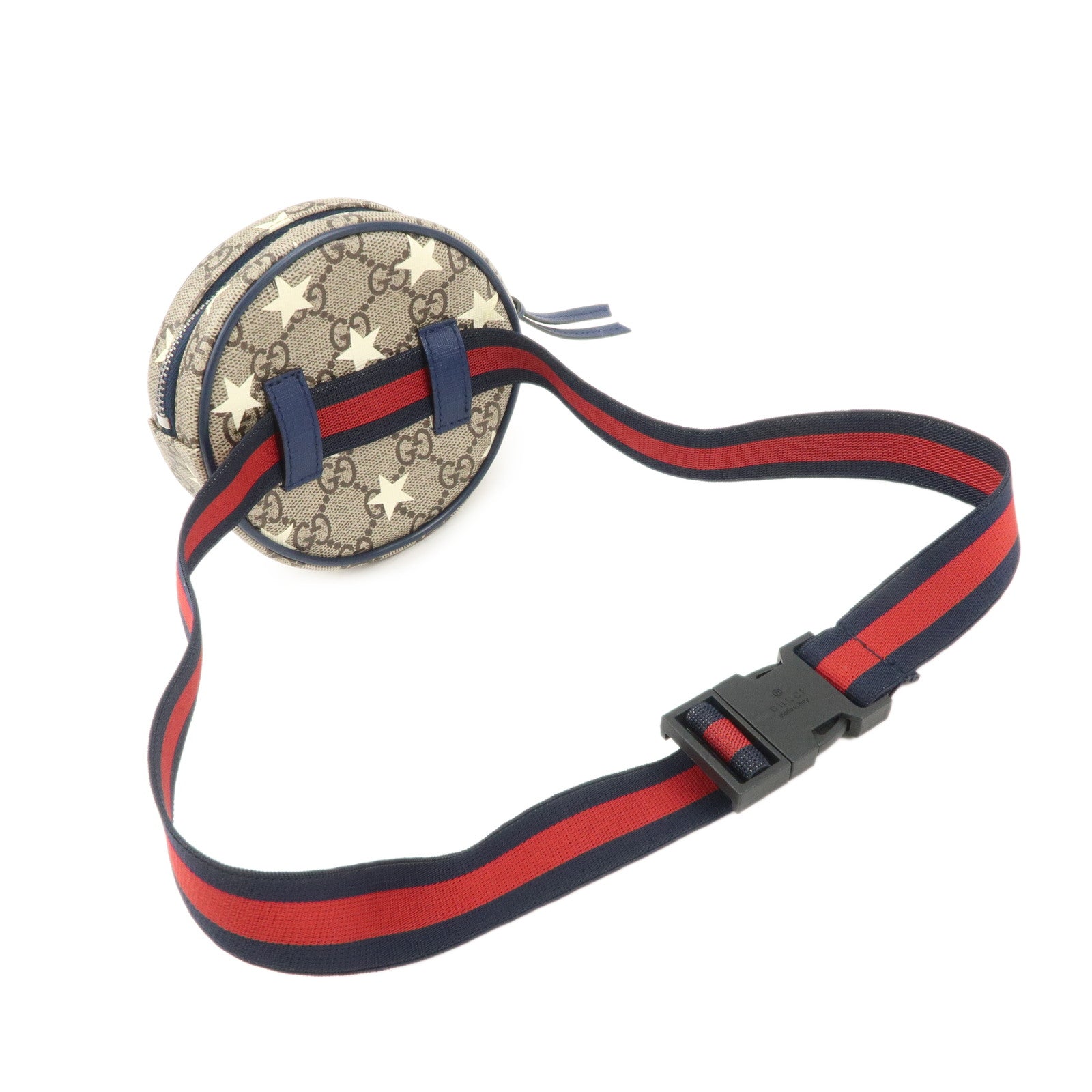 GUCCI Children's Sherry GG Supreme Leather Waist Pouch 502330 Used